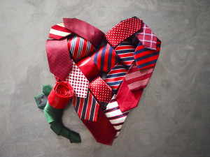 Red Valentine's Day ties