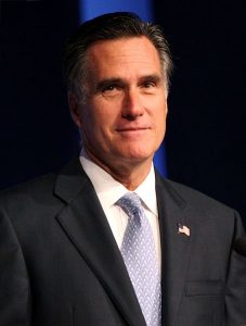 Mitt Romney and lacrosse sticks lavender tie